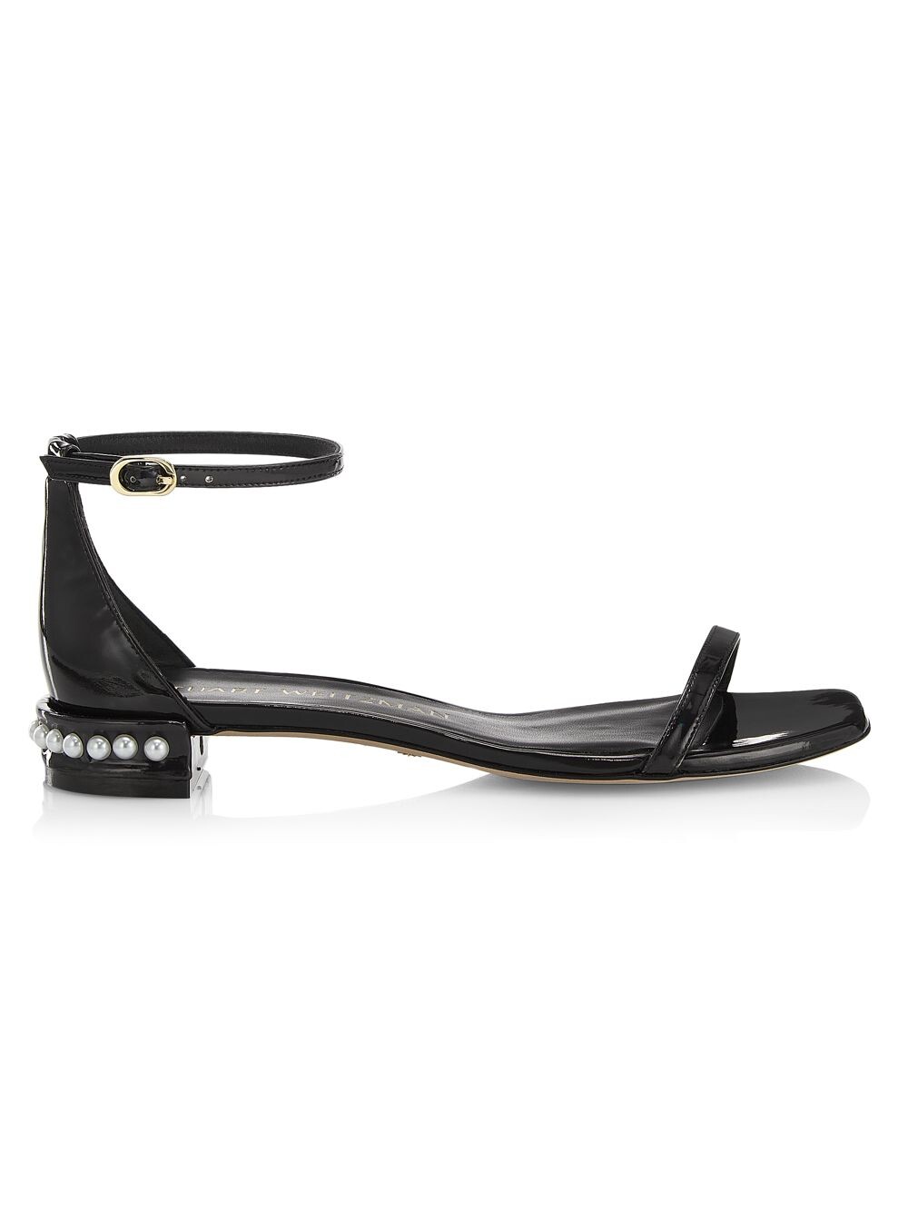 

Кожаные сандалии NudistCurve Stuart Weitzman, черный