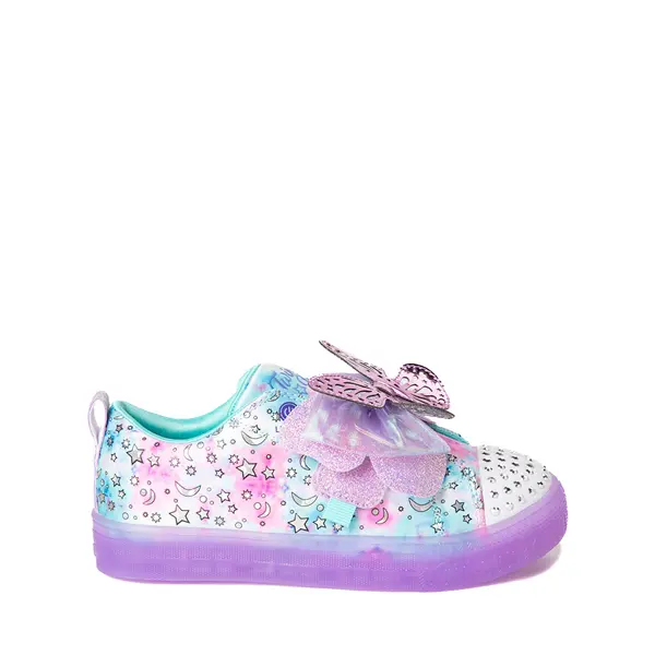 

Кроссовки Skechers Twinkle Toes Shuffle Brights Butterfly Magic — Little Kid, ярко-фиолетовый