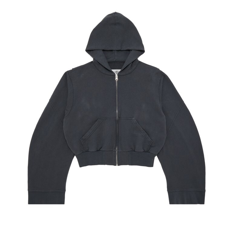 

Куртка MM6 Maison Margiela Unbrushed Sweat Jacket, серый