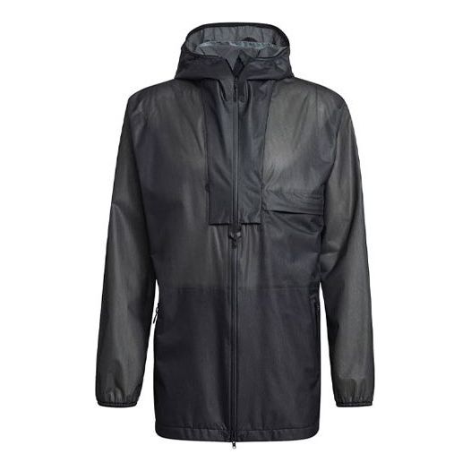 Куртка Men's Y-3 SS21 Nylon waterproof Jacket Black, черный футболка y 3 adidas размер xs черный