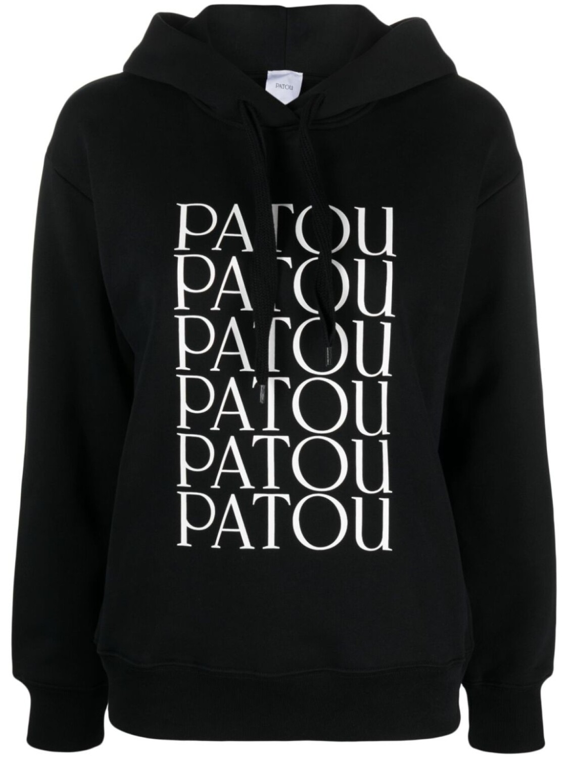 

Patou худи из органического хлопка с логотипом, черный