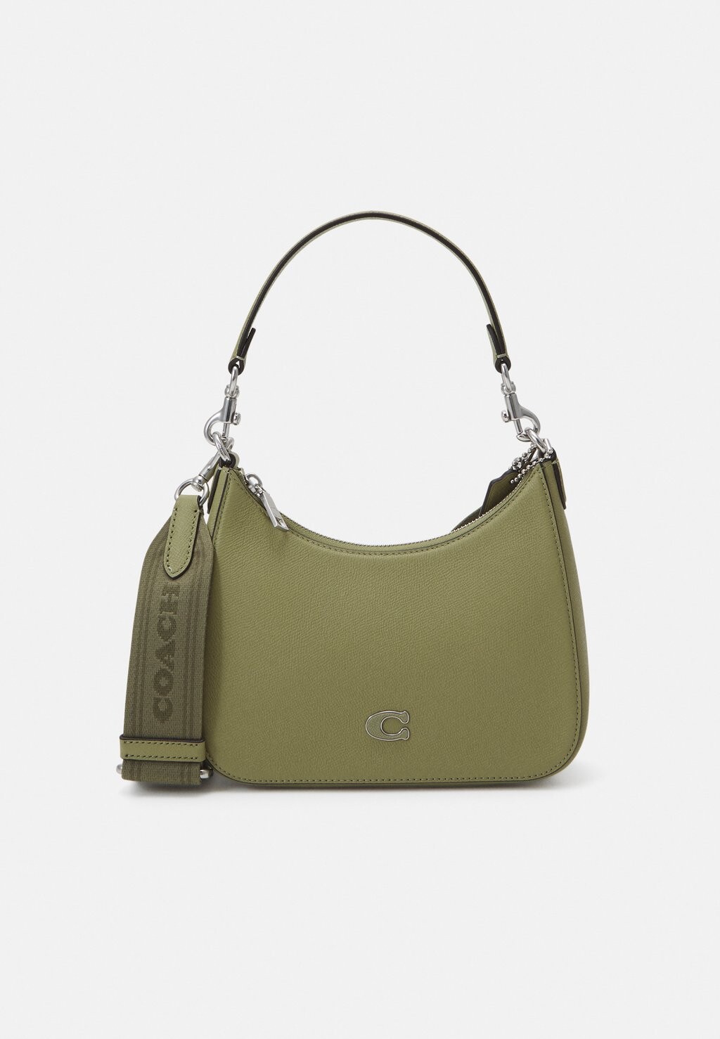 

Сумка через плечо HOBO CROSSBODY IN CROSSGRAIN UNISEX Coach, цвет moss