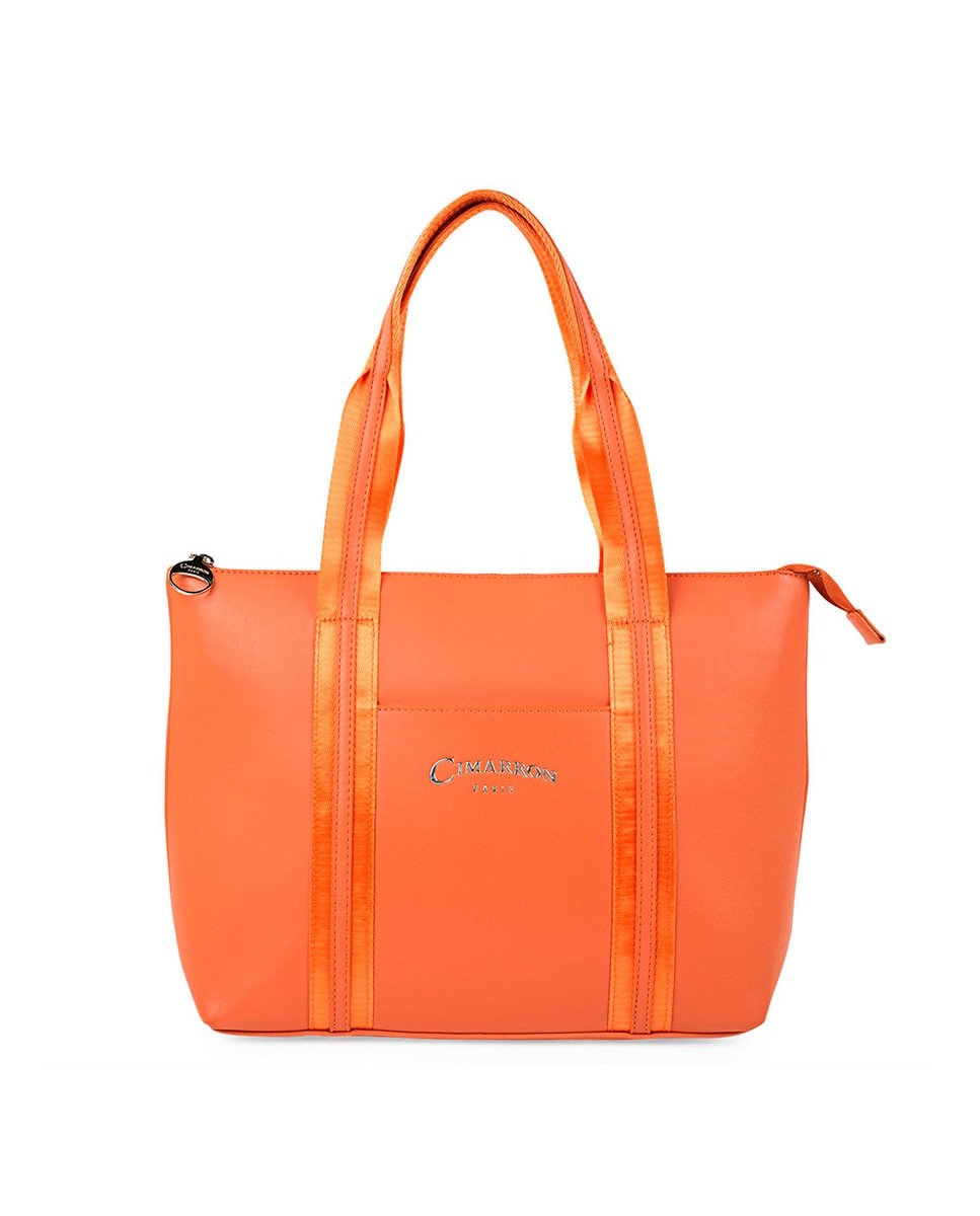 набор хозяйственных сумок шопперов из 3 штук Сумка-шоппер Jenison мандаринового цвета на молнии Cimarrón, оранжевый