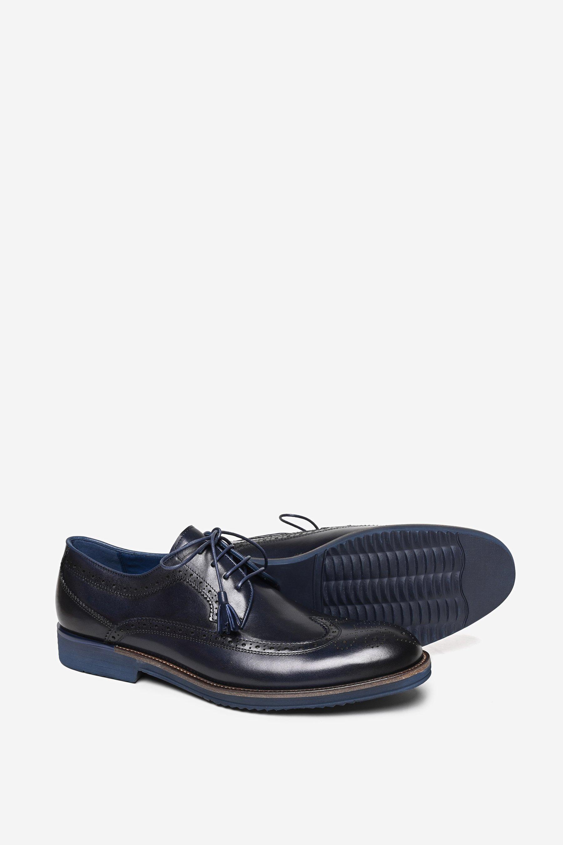 Кожаные туфли-броги премиум-класса 'Johnsons' Alexander Pace, черный кожаные туфли для девочки на шнуровке с нескользящей подошвой pablosky синий