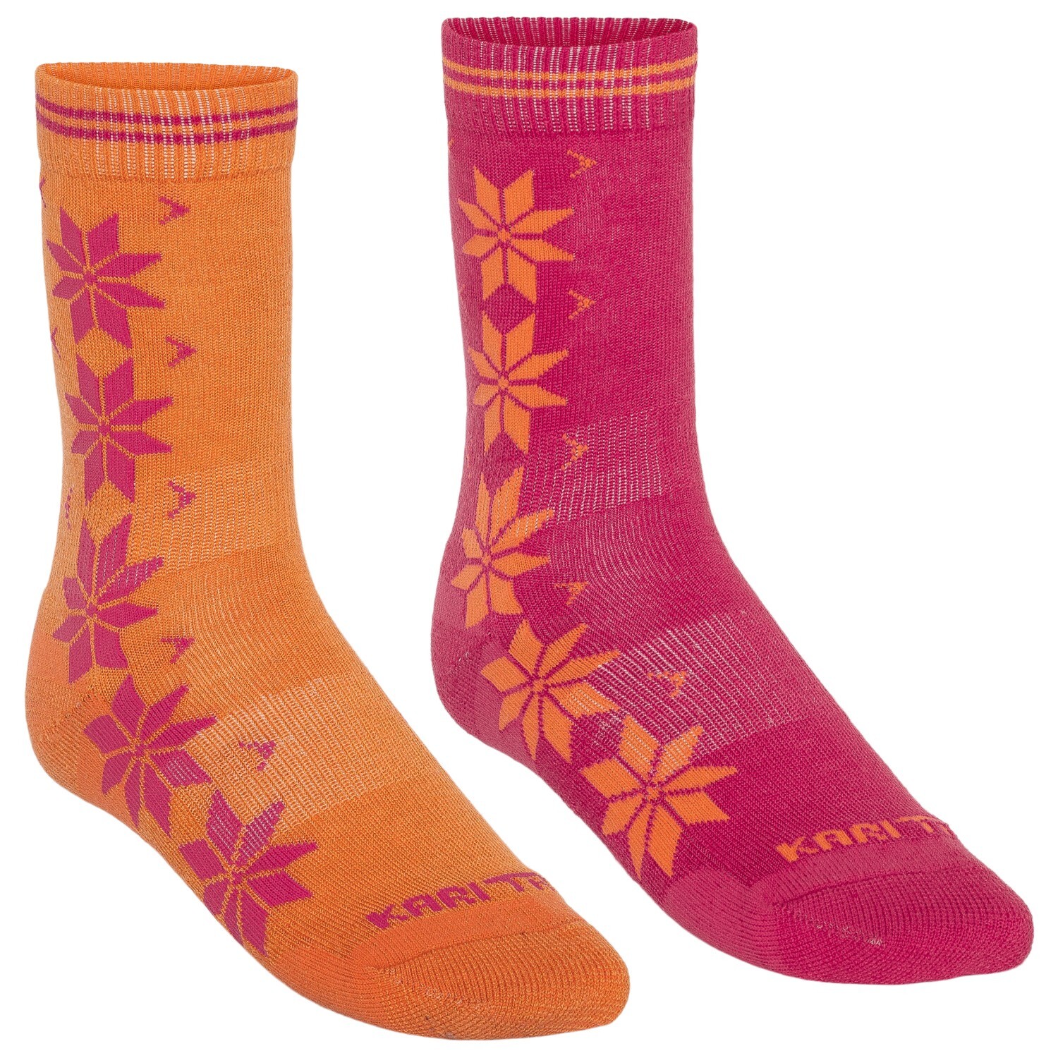 

Носки из мериноса Kari Traa Vinst Wool Sock 2 Pack, цвет Basic Pink