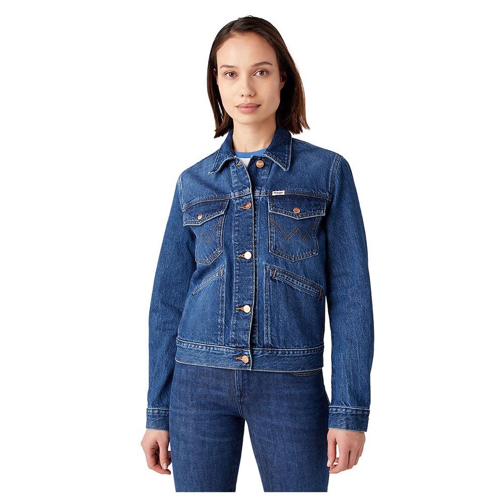 

Куртка Wrangler Regular Heritage Denim, синий