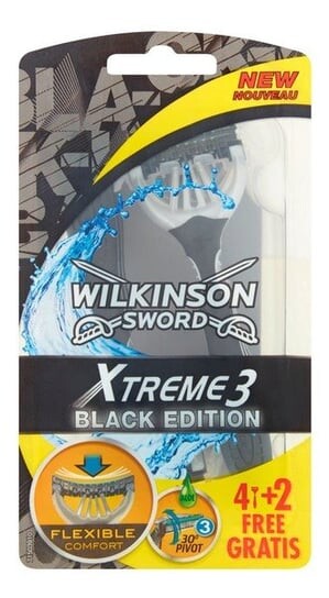 

Одноразовые бритвы 6 шт. Wilkinson Sword Xtreme3 ​​Black Edition