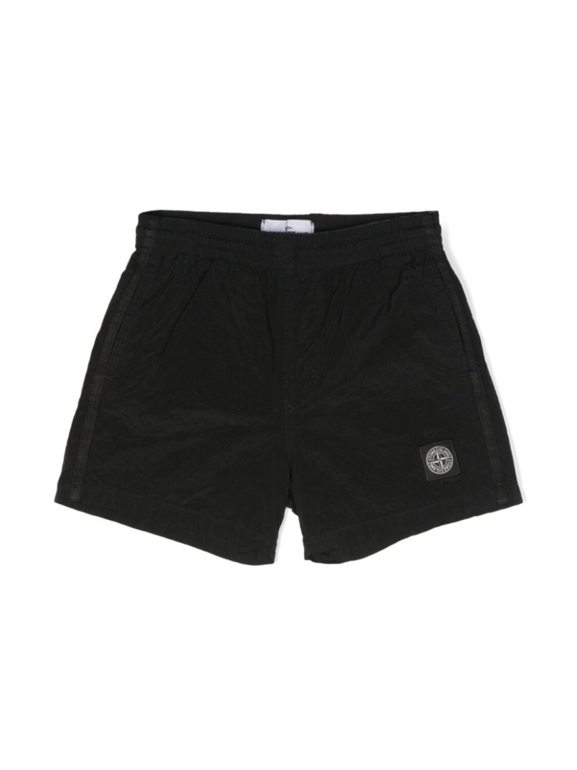 

Stone Island Junior шорты с узором Compass, черный