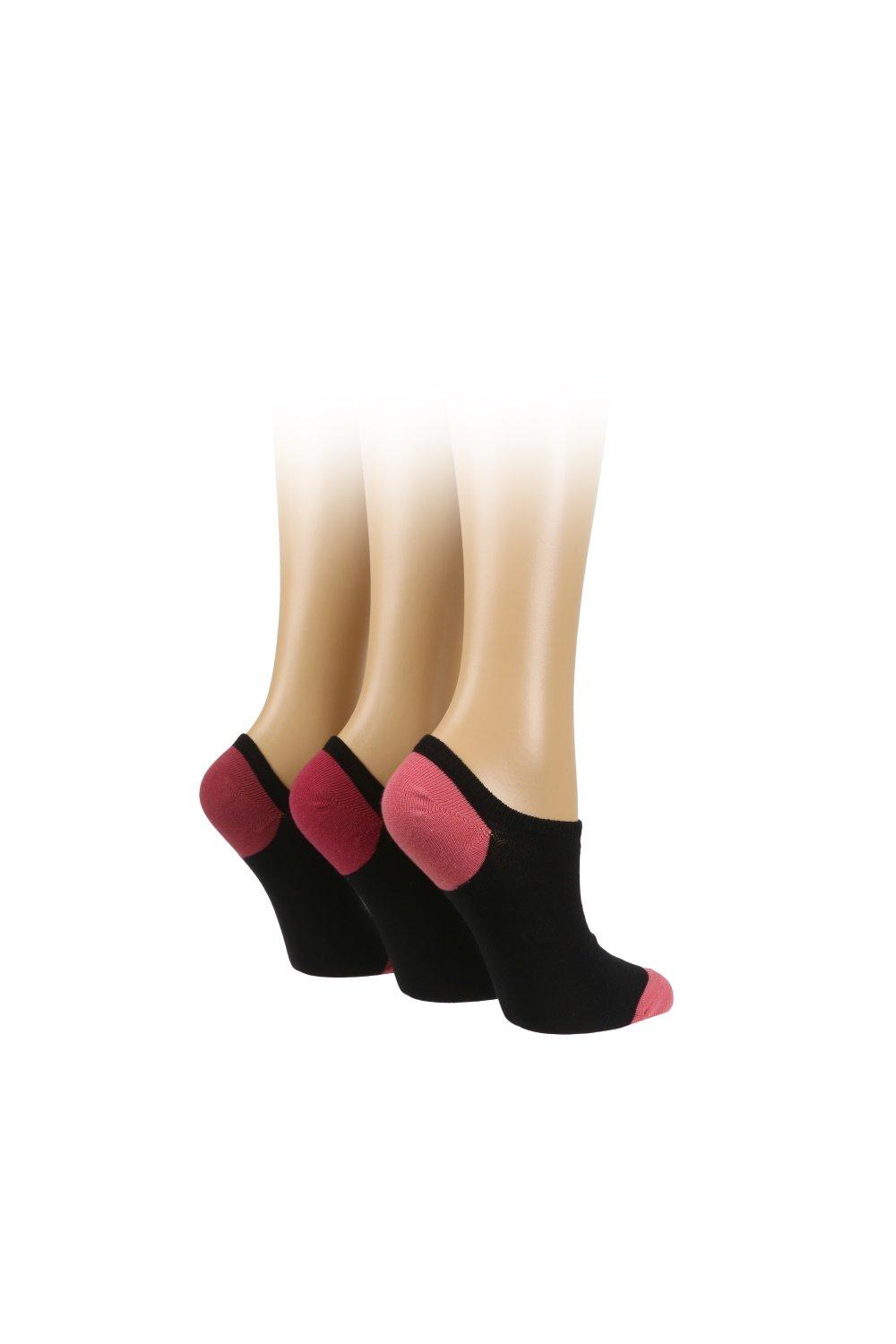 Комплект из 3 пар спортивных носков с высоким содержанием хлопка Pringle, черный pringle of scotland кардиган