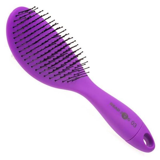 Овальная кисть Фиолетовая кисть Head Jog 03, Hair Tools irisk кисть овальная с трапециевидной металлической лопаткой фиолетовая