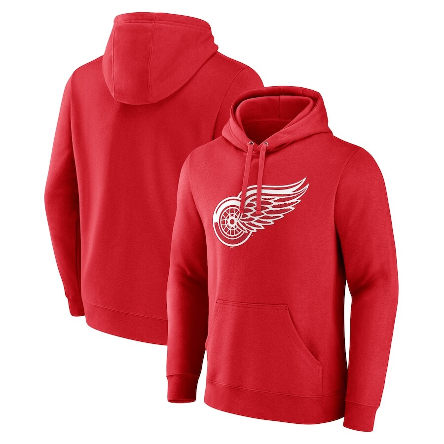 

Пуловер с капюшоном Fanatics Branded Detroit Red Wings, красный