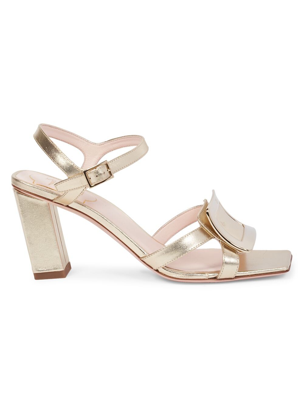 

Сандалии из лакированной кожи Roger Vivier, золотой