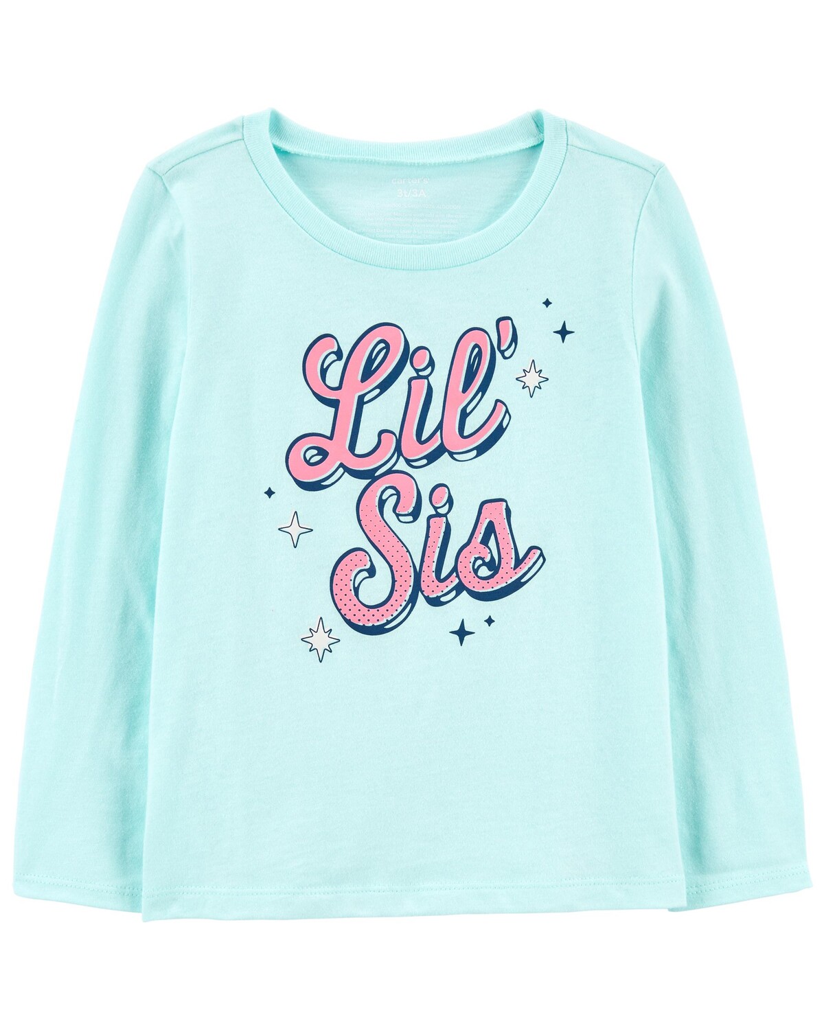 

Футболка Baby Lil Sis из джерси Carter's, синий