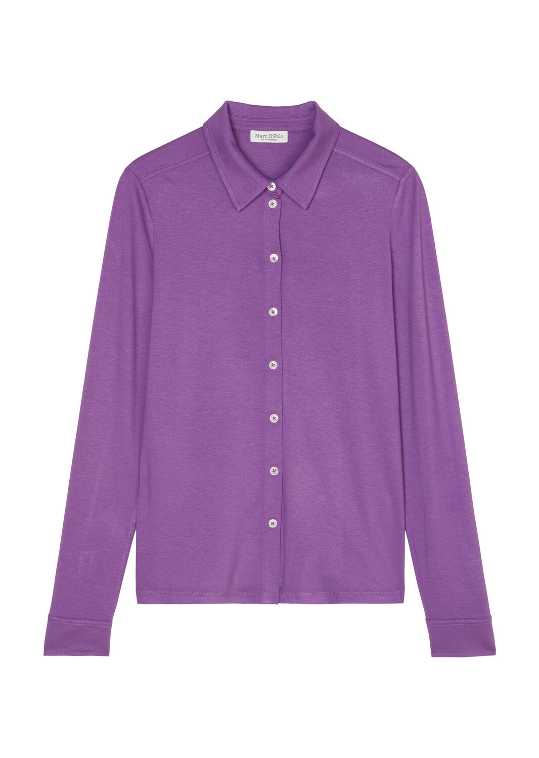

Рубашка Marc O'Polo Jersey Bluse regular, цвет bright lilac