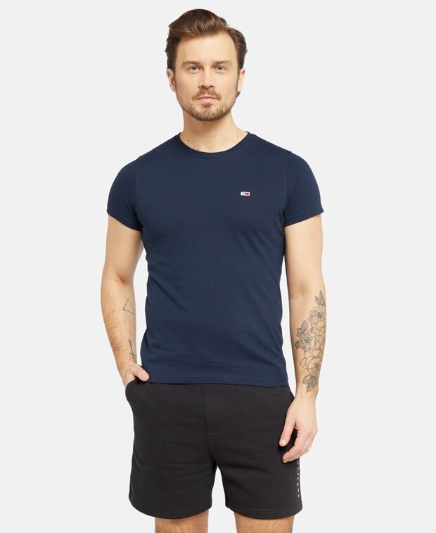 

Футболки, упаковка 2 шт. Tommy Jeans, цвет Slate Blue