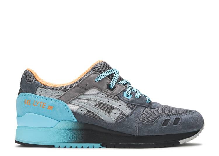 Кроссовки ASICS SLAM JAM X GEL LYTE III '6THPRLL', серый кроссовки slam jam x gel lyte iii 6thprll asics серый