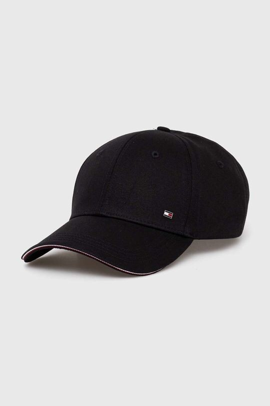 

Хлопковая бейсболка Tommy Hilfiger, черный