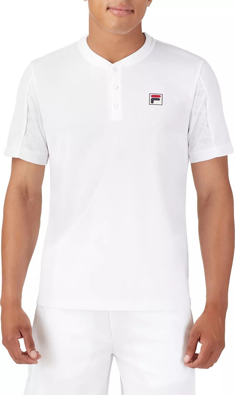 

Мужская футболка Fila белого цвета с короткими рукавами, белый/камуфляж