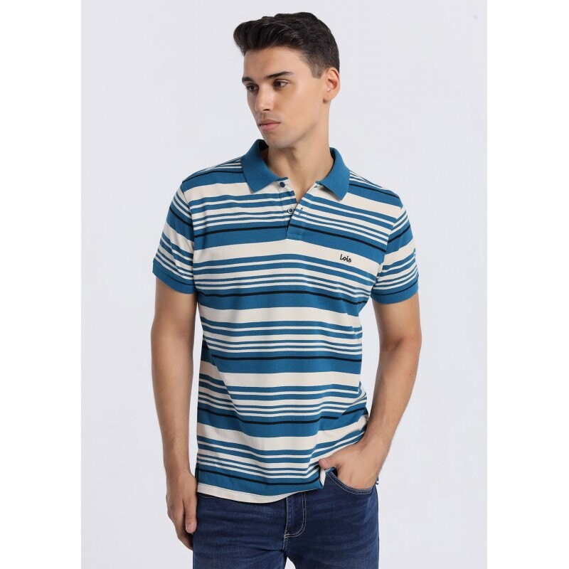 

Поло с коротким рукавом Lois Jeans 133427-13217-3326, синий