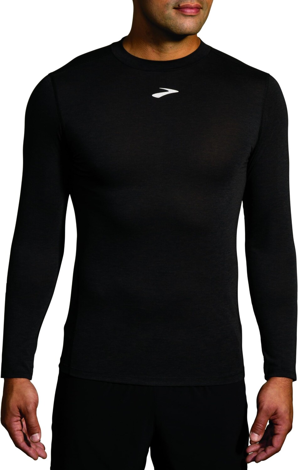 

Лонгслив Brooks High Point Long Sleeve, черный