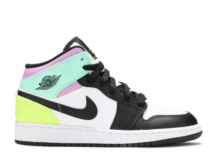 

Кроссовки AIR JORDAN 1 MID GS 'PASTEL', белый