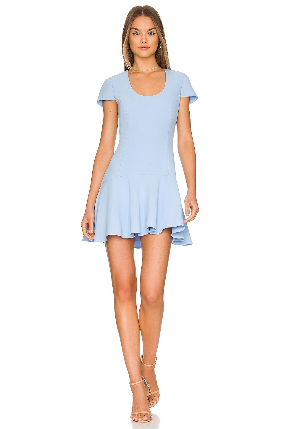 

Платье Amanda Uprichard Debby, цвет Baby Blue