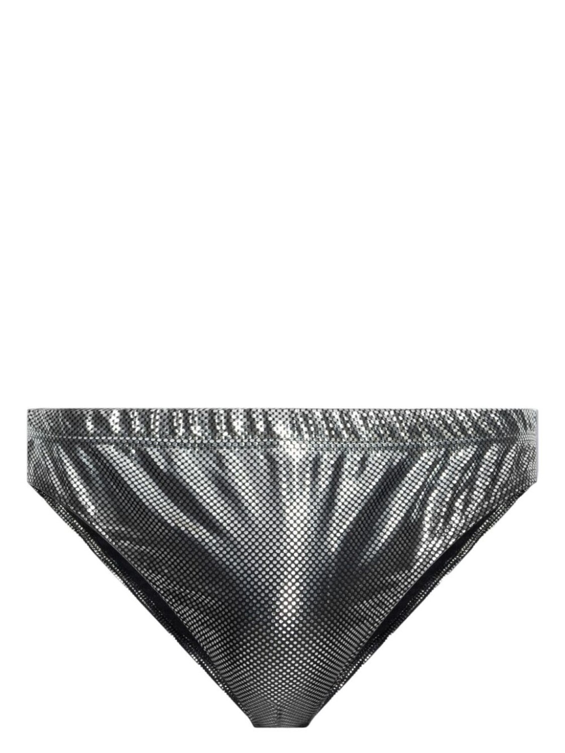 

Moschino плавки с логотипом, серебристый