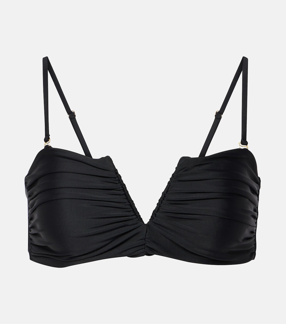 

Лиф бикини Calla со сборками Jade Swim, черный