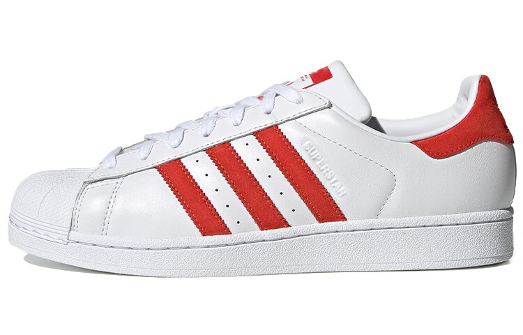 

Кроссовки унисекс для скейтбординга Adidas Originals Superstar красный/белый