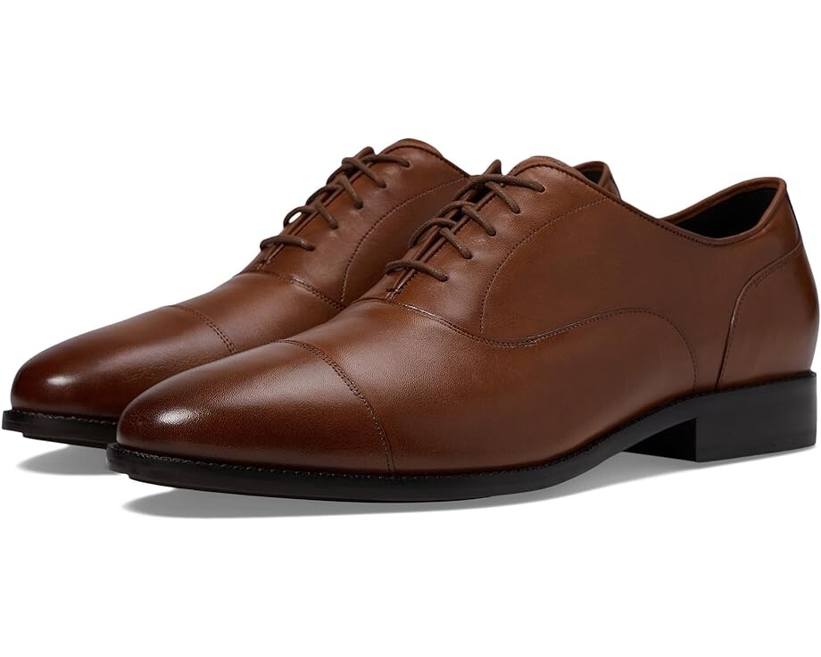 

Оксфорды Cole Haan Broadway Cap Toe Oxford, цвет British Tan Dark Chocolate