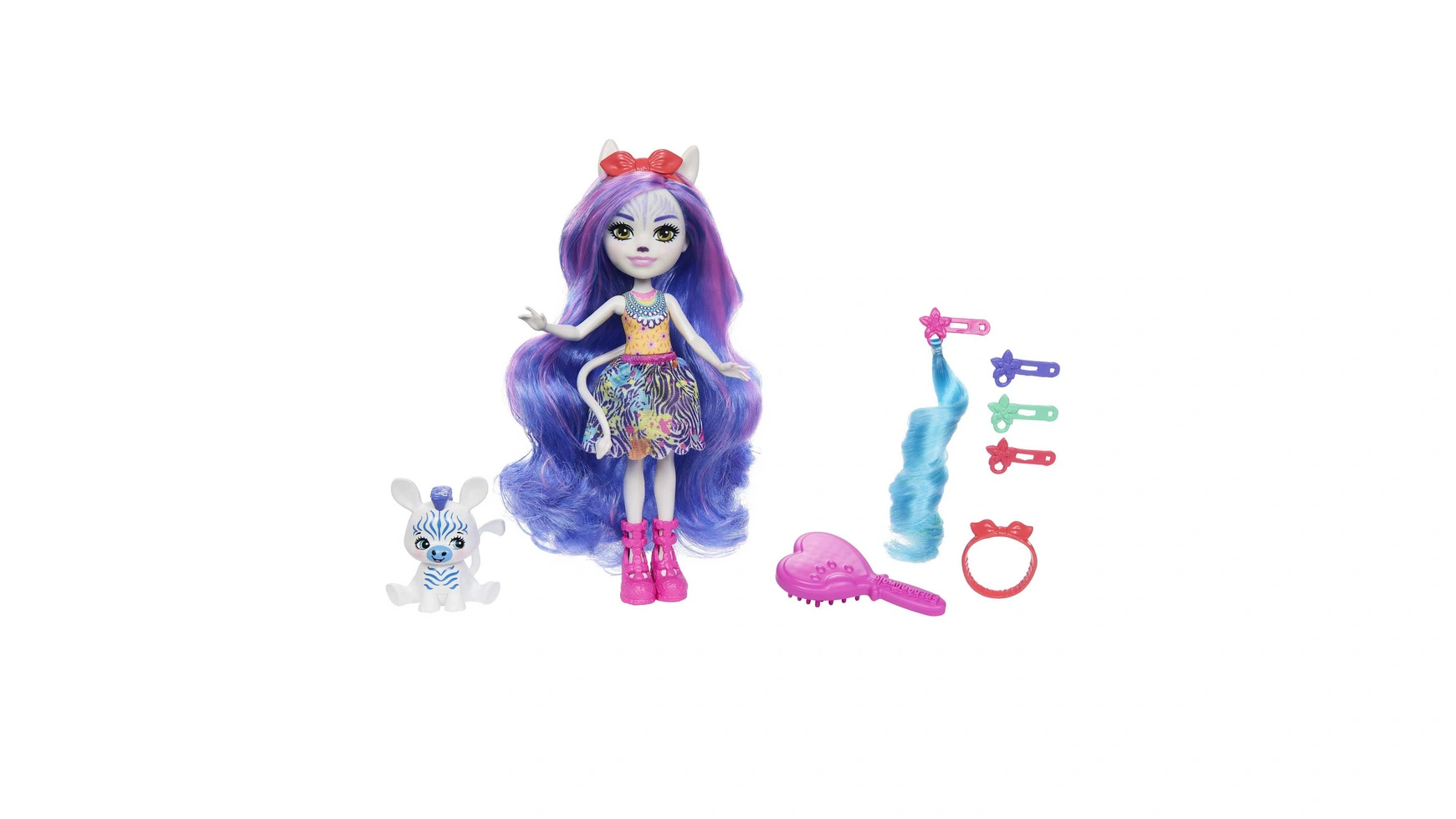 Кукла enchantimals зебра делюкс Mattel енчантималс коала и 3 питомца новинки 2023 enchantimals glam party