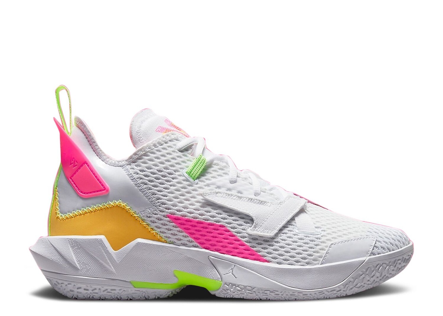 

Кроссовки Air Jordan Jordan Why Not Zer0.4 'White Citron Pulse Hyper Pink', белый