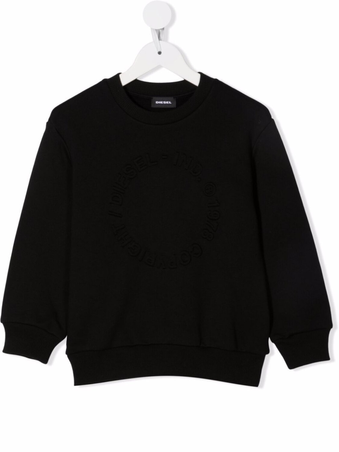 

Толстовка с тисненым логотипом Diesel Kids, черный