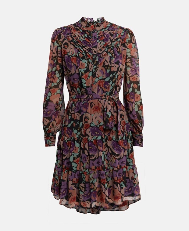 

Шифоновое платье Lauren Ralph Lauren, черный