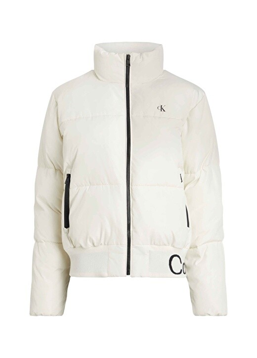 

Белое женское пальто Calvin Klein Jeans, Белый