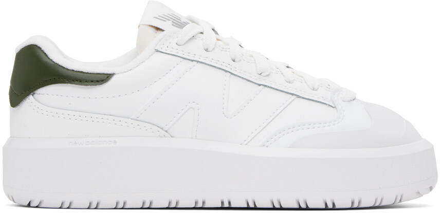 

Бело-зеленые кроссовки New Balance CT302, Зеленый