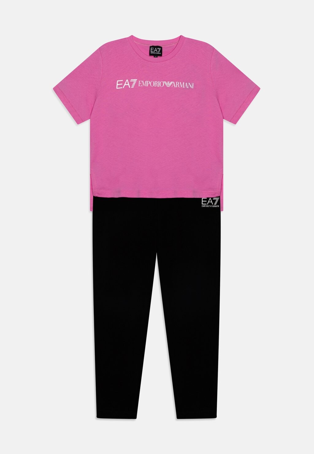 

Футболка с принтом Tuta Sportiva EA7 Emporio Armani, цвет pink/black