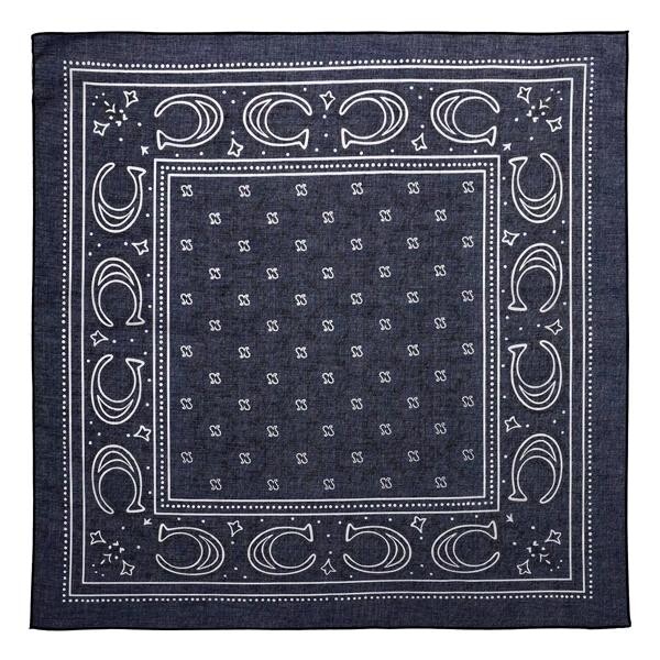 

Шарф coach heritage bandana midnight Coach, синий