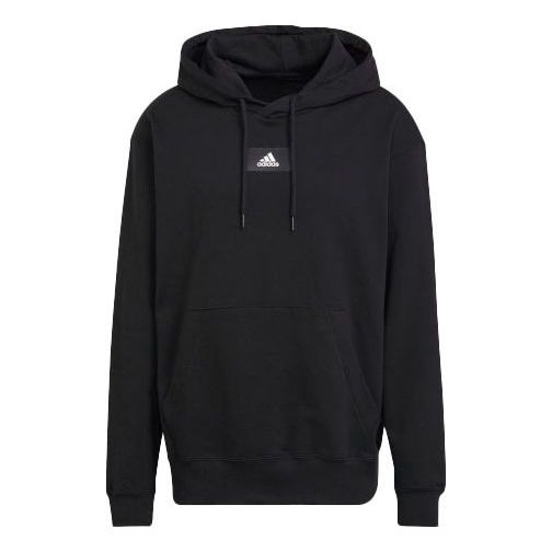 цена Толстовка Men's adidas Logo Small Label Solid Color Sports Black, черный