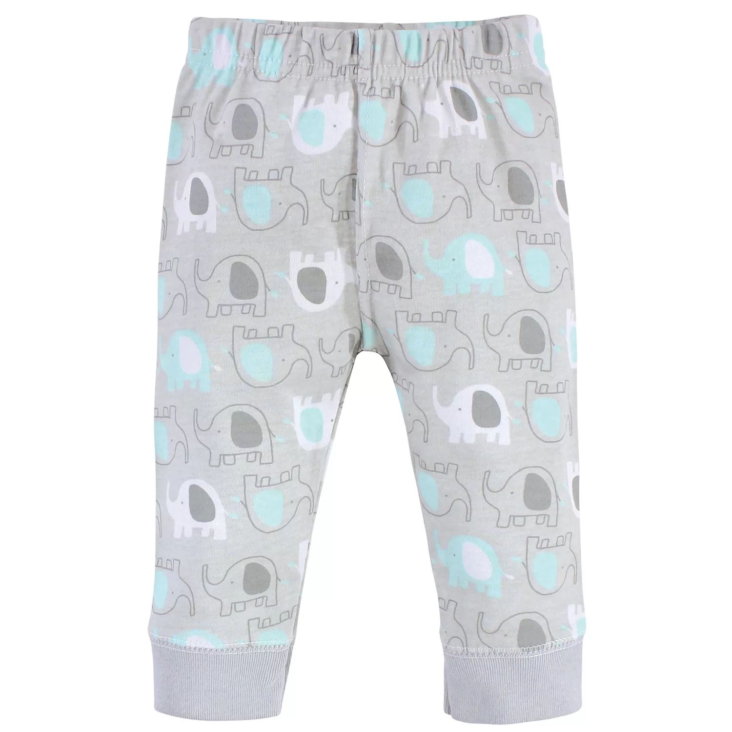 цена Хлопковые штаны Luvable Friends для малышей и малышей, 4 шт., базовый слон для мальчиков Luvable Friends