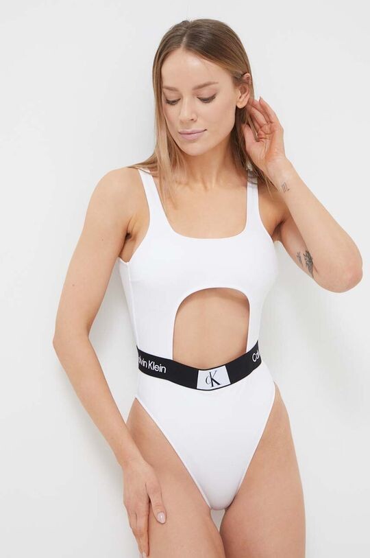 

Цельный купальник Calvin Klein, белый
