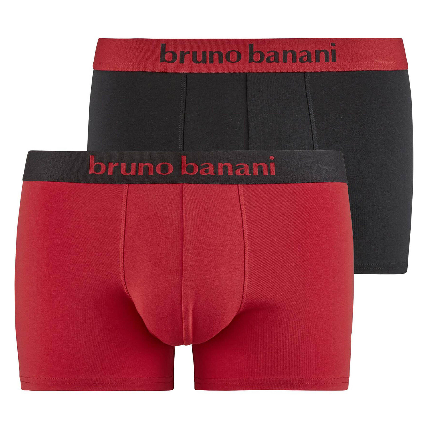 

Боксеры Bruno Banani Boxershort 2 шт, цвет Rosenrot/Schwarz
