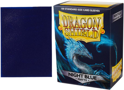 

Карточная игра Arcane Tinmen Dragon Shield Sleeves: Matte - Night Blue (100)