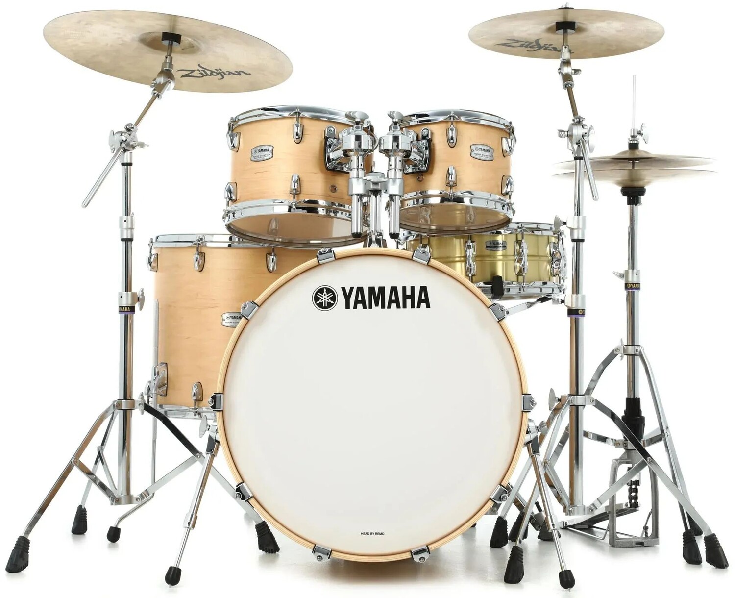 

Yamaha Tour Custom, набор из 4 предметов, 22-дюймовая кик-гитара — атласная ириска