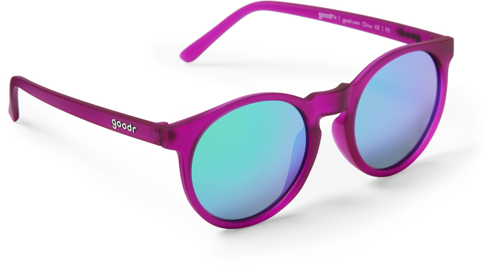 Поляризованные солнцезащитные очки Circle Gs goodr, фиолетовый