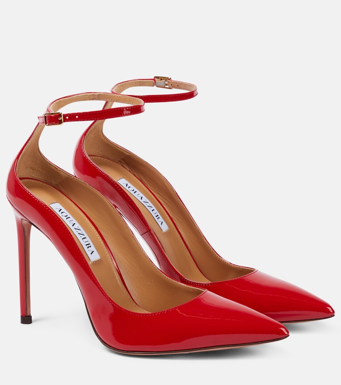 

Туфли-лодочки Love Affair из лакированной кожи Aquazzura, красный