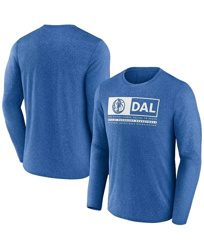 

Мужская синяя футболка с трехточечной игрой Dallas Mavericks Fanatics, синий