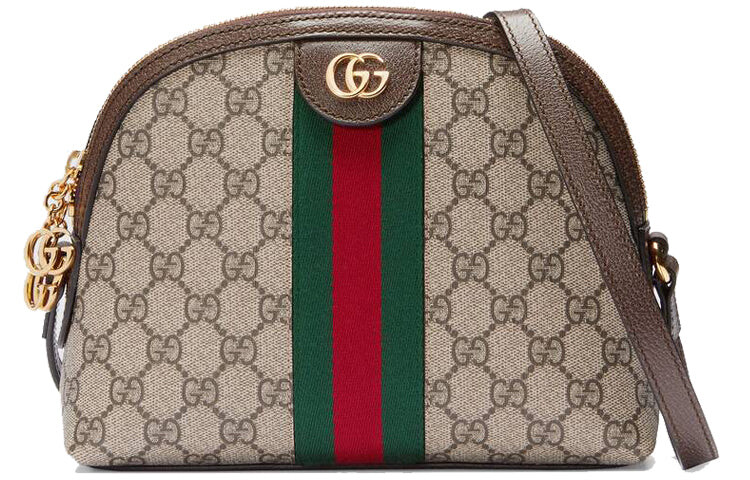 

Сумка Gucci Ophidia GG Web, коричневый/бежевый