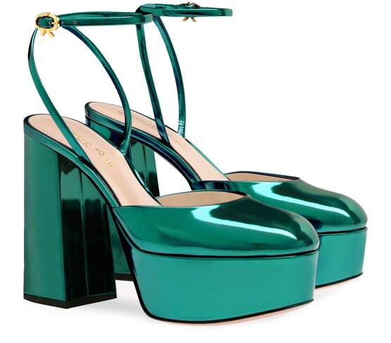 

Туфли Дуа Gianvito Rossi, темно-зеленый