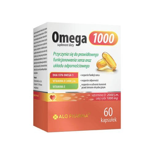 Alg Pharma, Омега 1000 – 60 капсул. цена и фото